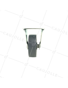 RUEDA FIJA PARA MUEBLES DE POLIPROPILENO CON UN DIÁMETRO DE 50 MM CARGA 30 KG - S18PP50