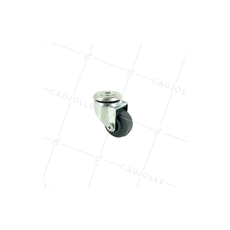 RUEDA PARA MUEBLE CON AGUJERO PASANTE DE POLIPROPILENO CON UN DIÁMETRO DE 30 MM CARGA 15 KG - S20PP30