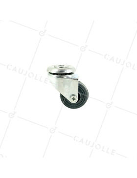 RUEDA PARA MUEBLE CON AGUJERO PASANTE DE POLIPROPILENO CON UN DIÁMETRO DE 30 MM CARGA 15 KG - S20PP30