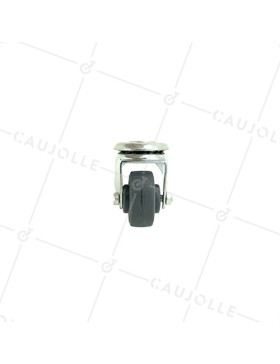 RUEDA PARA MUEBLE CON AGUJERO PASANTE DE POLIPROPILENO CON UN DIÁMETRO DE 30 MM CARGA 15 KG - S20PP30
