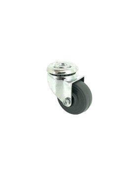 RUEDA CON AGUJERO PASANTE PARA MUEBLE DE POLIPROPILENO CON DIÁMETRO DE 35 MM Y CARGA DE 15 KG - S20PP35 