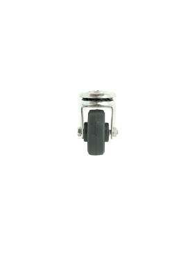 RUEDA CON AGUJERO PASANTE PARA MUEBLE DE POLIPROPILENO CON DIÁMETRO DE 35 MM Y CARGA DE 15 KG - S20PP35 