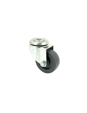 RUEDA PARA MUEBLE CON AGUJERO PASANTE DE POLIPROPILENO CON UN DIÁMETRO DE 42 MM CARGA 30 KG - S20PP30