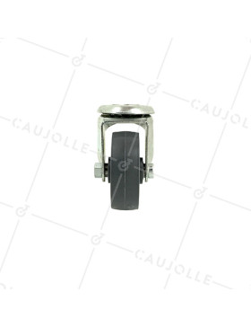 RUEDA PARA MUEBLE CON AGUJERO PASANTE DE POLIPROPILENO CON UN DIÁMETRO DE 42 MM CARGA 30 KG - S20PP30