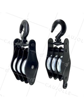 PAR DE MANOPLAS DE LEVANTE PARA CORDÓN DE 10 MM DE DIÁMETRO 45 MM CARGA 150 KG • Caujolle