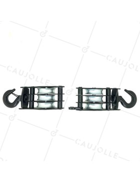 PAR DE MANOPLAS DE LEVANTE PARA CORDÓN DE 10 MM DE DIÁMETRO 45 MM CARGA 150 KG