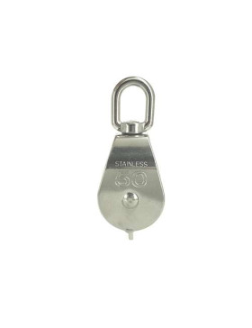 POULIE INOX DIAMETRE 32 MM CHARGE 500 KG
