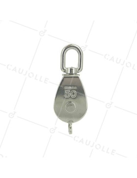 POULIE INOX DIAMETRE 32 MM CHARGE 500 KG