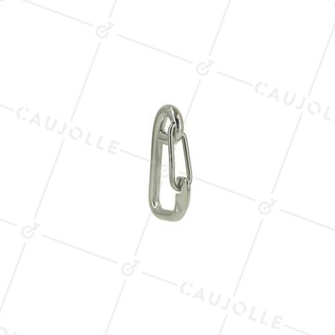 MOSQUETÓN DE ACERO INOXIDABLE MARINO 316 CON RESORTE DE 60 MM LONGITUD DE 60 MM CARGA 120 KG  • Caujolle
