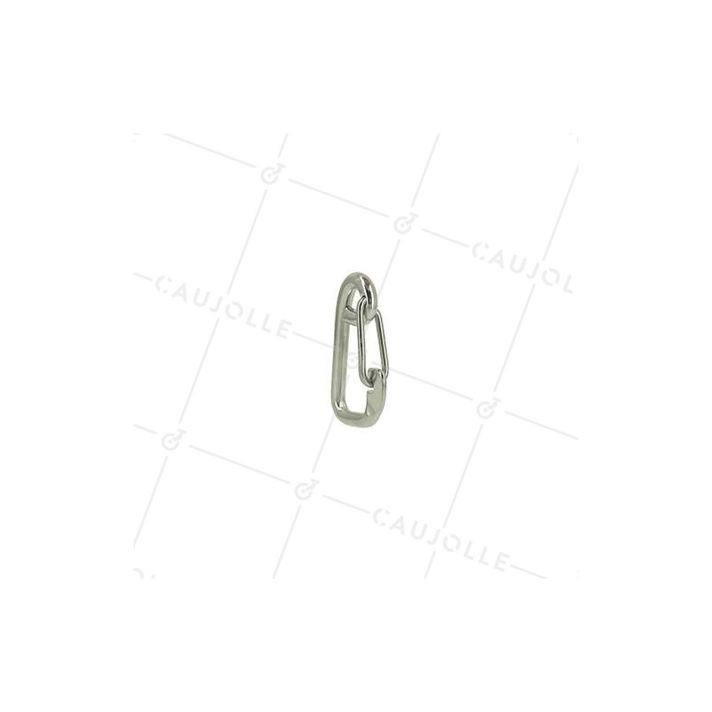 MOUSQUETON 6 MM X 60 MM DE LONGUEUR CHARGE 120 KG
