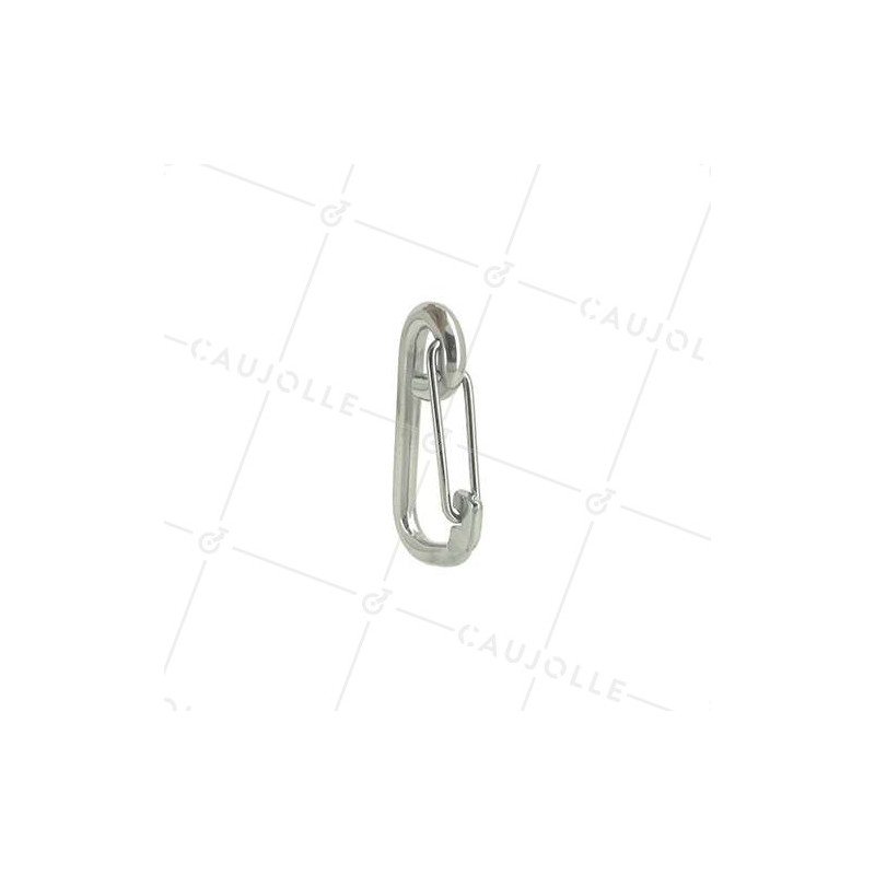 MOUSQUETON 6 MM X 60 MM DE LONGUEUR CHARGE 120 KG