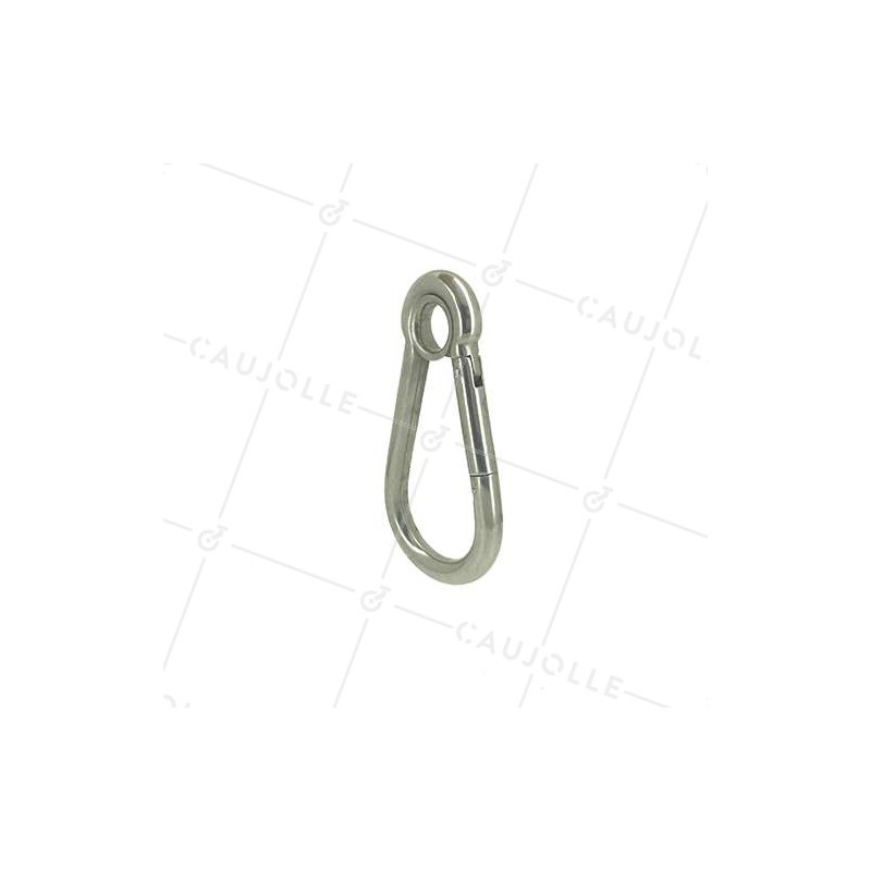 MOUSQUETON COSSE 60 MM LONGUEUR CHARGE 130 KG