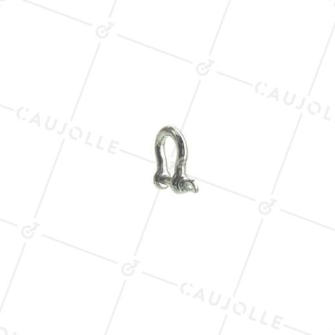 GRILLETE LIRA DE INOX MARINO 316 PARA CUERDA DE 7 MM CARGA 100 KG • Caujolle