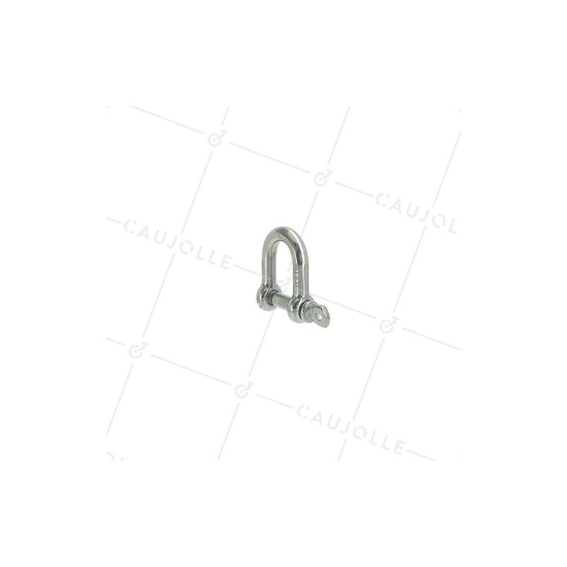 MANILLE DROITE INOX DE 4 MM