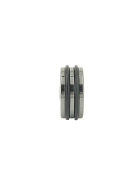 Rueda DISEÑO EN ALUMINIO NEGRO BRILLANTE DIÁMETRO 50 MM CARGA 35KG - BLACKNICKEL 50
