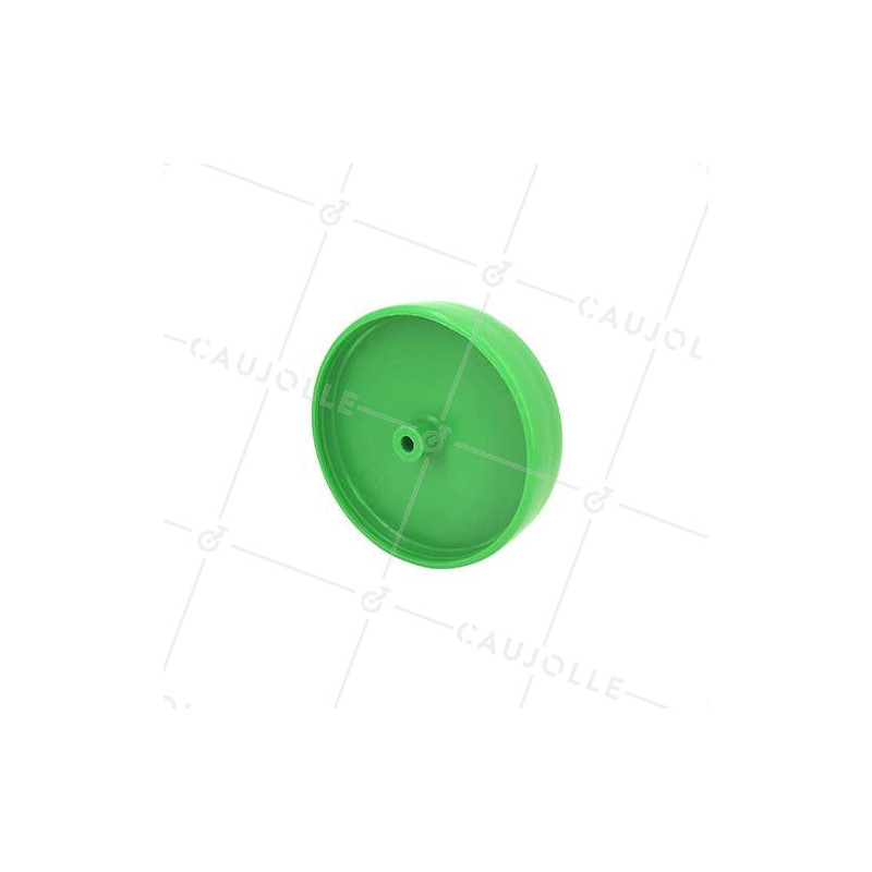 ROUE VERTE EN POLYPROPYLÈNE DIAMÈTRE 140 MM CHARGE 20 KG