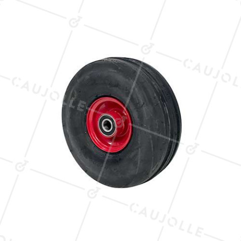 RUEDA INFLADA ULTRA REFORZADA CON DIÁMETRO DE 260 MM, CARGA DE 165 KG Y EJE DE 20 MM DE BOLAS - S2700T 260B20 6 CAPAS • Caujolle