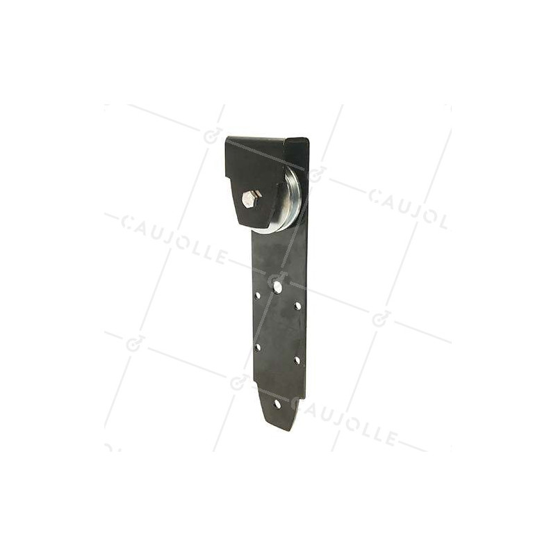 MONTURE DE PORTAIL SUSPENDU GORGE CARRÉE DIAMÈTRE 80 MM