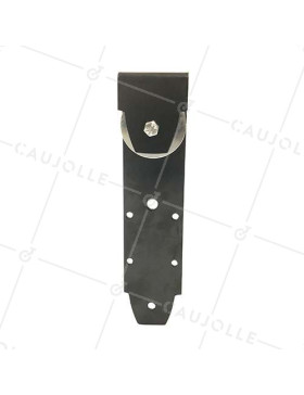 MONTURE DE PORTAIL SUSPENDU GORGE CARRÉE DIAMÈTRE 80 MM