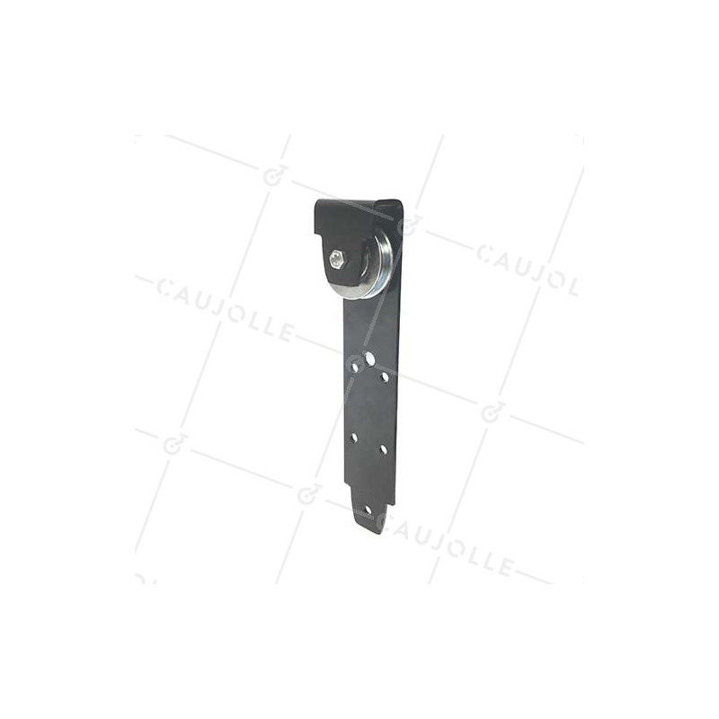 MONTURE DE PORTAIL SUSPENDU GORGE CARRÉE DIAMÈTRE 60 MM