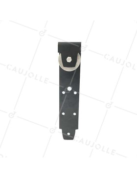 MONTURE DE PORTAIL SUSPENDU GORGE CARRÉE DIAMÈTRE 60 MM