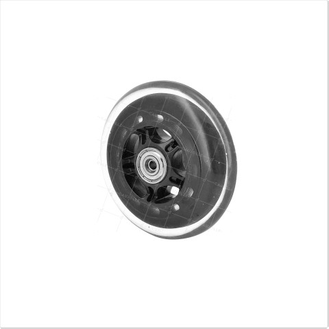 RUEDA DE PATINETE DIAMETRO 100 MM CARGA 40 KG EJE DE 8 MM • Caujolle