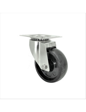 ROULETTE INOX PIVOTANTE POUR FOUR DIAMETRE 100 KG CHARGE X KG • Caujolle