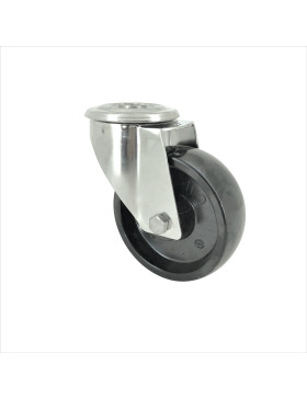 ROULETTE INOX A OEIL DIAMETRE 100 MM CHARGE X KG 