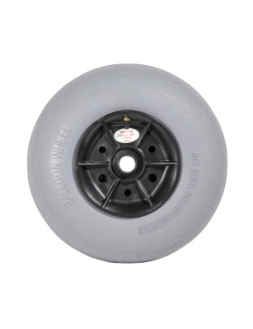 RUEDA BALÓN BAJA PRESIÓN PARA PLAYA DIÁMETRO 340 MM CARGA 55 KILOS EJE 25 MM