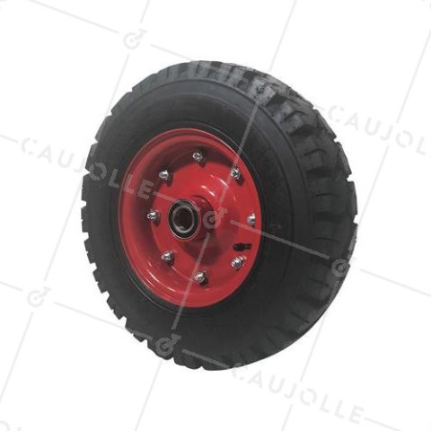 RUEDA INFLADA DE DESBROZADOR DIÁMETRO 414 MM CARGA 730 KG EJE 30 MM - S2600B30 10PR 4.00-8 • Caujolle