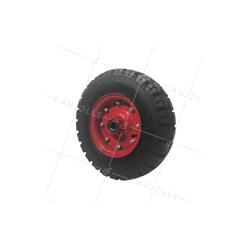 RUEDA INFLADA DE DESBROZADOR DIÁMETRO 414 MM CARGA 730 KG EJE 30 MM - S2600B30 10PR 4.00-8