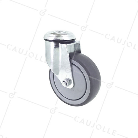 Rotante DE COLECTIVIDAD PIVOTANTE A Orificio de fijación DIÁMETRO 100MM CARGA 80 KG - S15O 100 • Caujolle