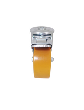 Rotante POLIURETANO INDUSTRIAL DIÁMETRO 100 MM CARGA 120 KG EJE 12 MM BOLAS DE FRENOS - S06AR 100 AF