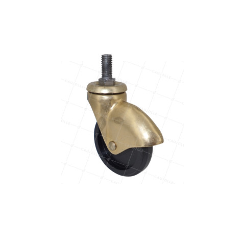 RUEDA PARA MUEBLES RETRO GIRATORIA S26 DIÁMETRO DE 50 MM • Caujolle