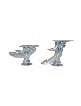 Patas de fijación RETRACTABLE PARA Rotante DIÁMETRO 125 MM - FOOTELEVATOR 125