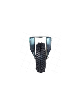 RUEDA FIJA HINCHABLE ULTRA REFORZADA DIÁMETRO 260 MM CARGA 165 KG - S21-1 CHAPA INFLADA