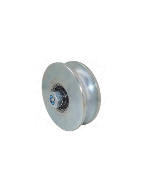 Rueda DE PORTAIL DIÁMETRO 120 MM PARA RAIL REDONDO DE 25 MM CARGA 1,6T - GAGR 120/25 • Caujolle