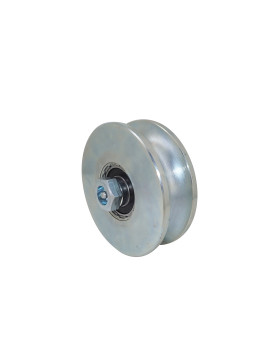 Rueda DE PORTAIL DIÁMETRO 120 MM PARA RAIL REDONDO DE 25 MM CARGA 600 KG - GAGR 120/25
