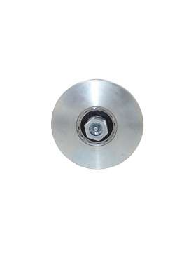Rueda DE PORTAIL DIÁMETRO 120 MM PARA RAIL REDONDO DE 25 MM CARGA 600 KG - GAGR 120/25