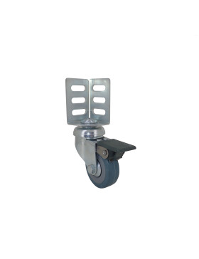 Rotante PIVOTANTE A FRENO A BISAGRA DIÁMETRO 50 MM CARGA 30 KG - COL50 CORN BL