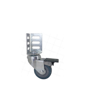 Rotante PIVOTANTE A FRENO A BISAGRA DIÁMETRO 50 MM CARGA 30 KG - COL50 CORN BL