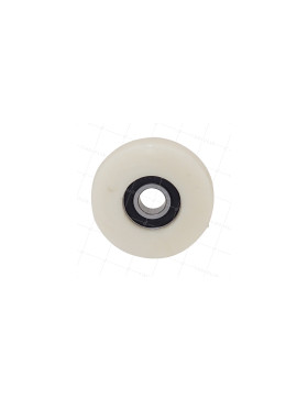 Rueda DE GUIADO EN NYLON PARA VITRINA DIÁMETRO 80 MM CARGA 100 KG EJE 17 MM