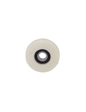 Rueda DE GUIADO EN NYLON PARA VITRINA DIÁMETRO 80 MM CARGA 100 KG EJE 17 MM