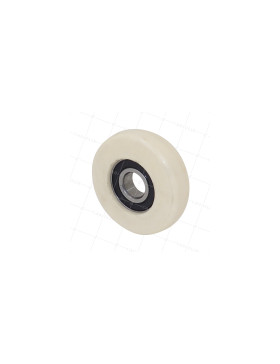 Rueda DE GUIDAGE EN NYLON PARA BAIE VITRÉE DIÁMETRO 70 MM CARGA 100 KG EJE 17 MM • Caujolle