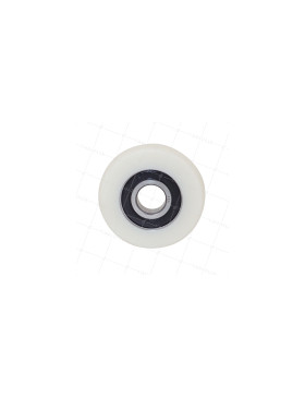 Rueda DE GUIADO EN NYLON PARA VITRINA DIÁMETRO 65 MM CARGA 100 KG EJE 17 MM