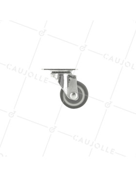 Rotante PIVOTE DE MUEBLES DE CAUCHO NO MANCHADOR DIÁMETRO 30 MM CARGA 15KG - S12LUX30