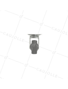 Rotante PIVOTE DE MUEBLES DE CAUCHO NO MANCHADOR DIÁMETRO 30 MM CARGA 15KG - S12LUX30