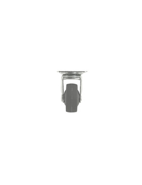 Rotante PIVOTE DE MUEBLES DE CAUCHO NO MANCHADOR DIÁMETRO 30 MM CARGA 15KG - S12LUX30