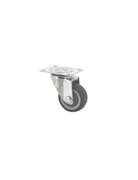 Rotante PIVOTE DE MUEBLES DE CAUCHO NO MANCHADOR DIÁMETRO 30 MM CARGA 15KG - S12LUX30