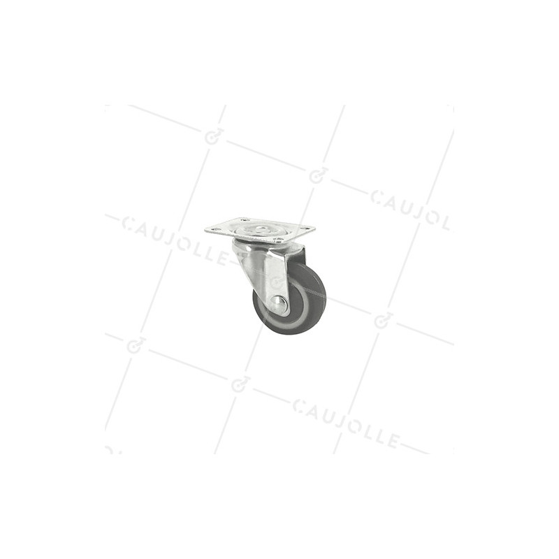 Rotante PIVOTE DE MUEBLES DE CAUCHO NO MANCHADOR DIÁMETRO 30 MM CARGA 15KG - S12LUX30